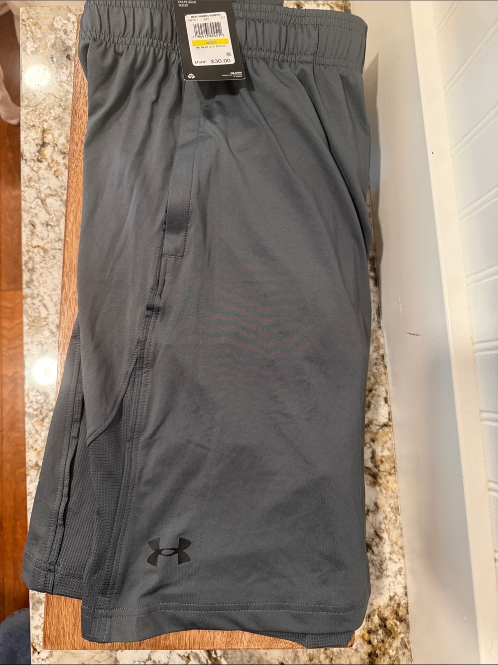 Under Armour Men's Charcoal Athletic Shorts